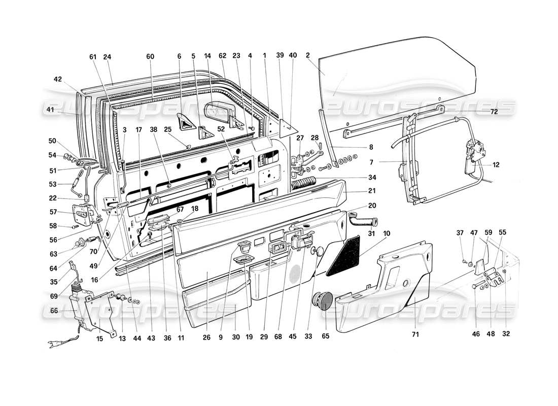 part diagram containing part number 62301300