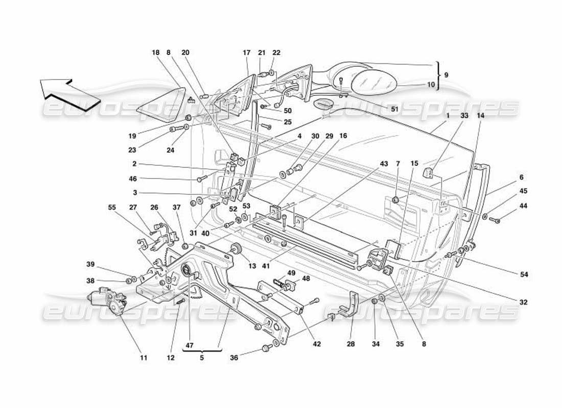 part diagram containing part number 64715210