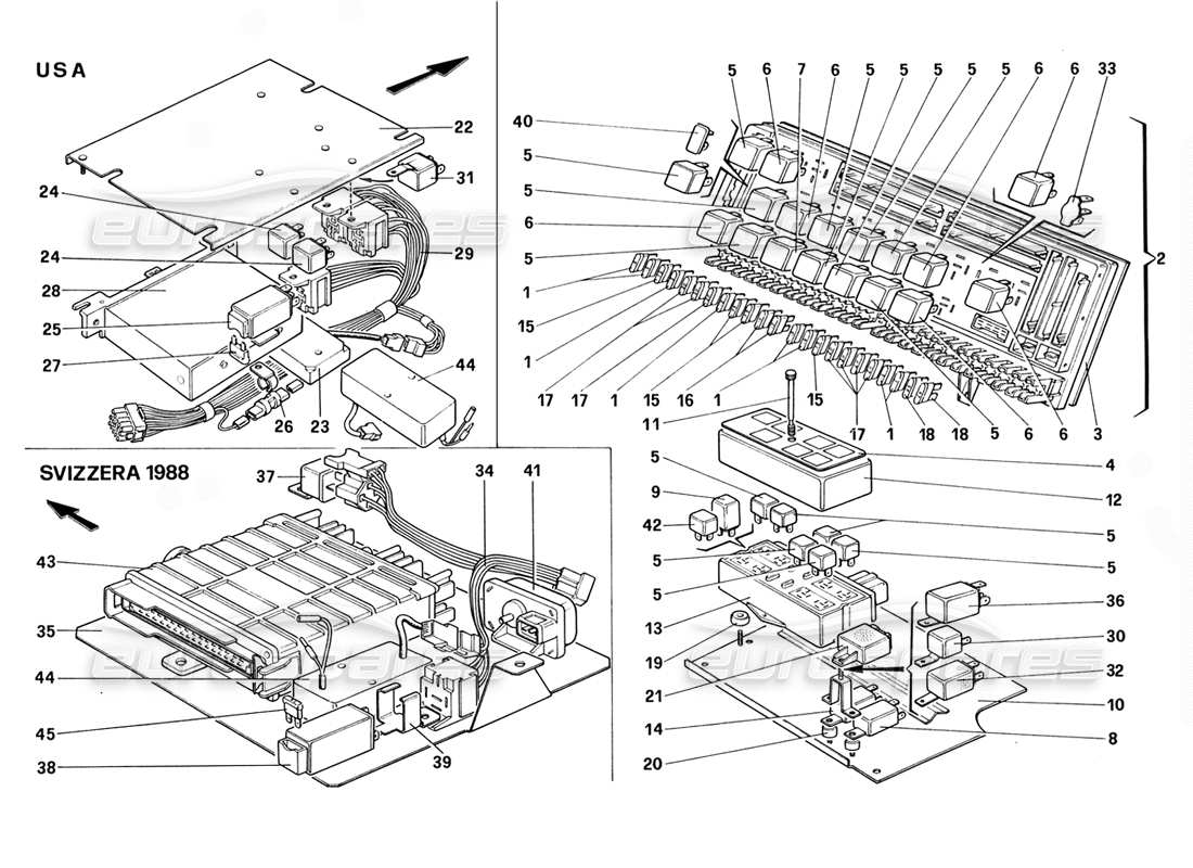 part diagram containing part number 61827800