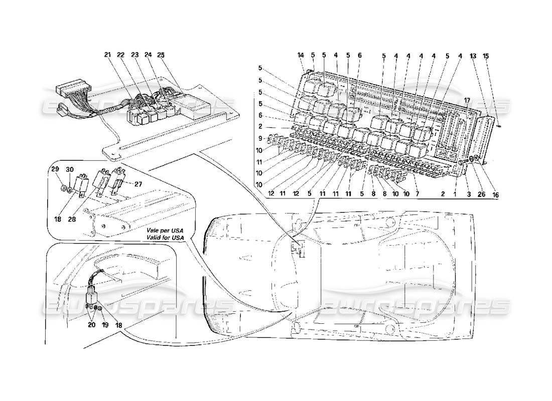 part diagram containing part number 61048000