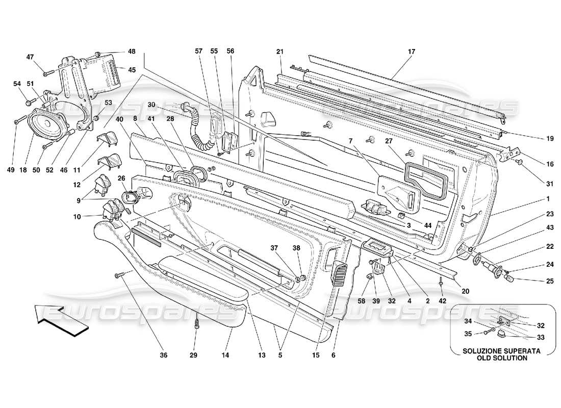 part diagram containing part number 63724100