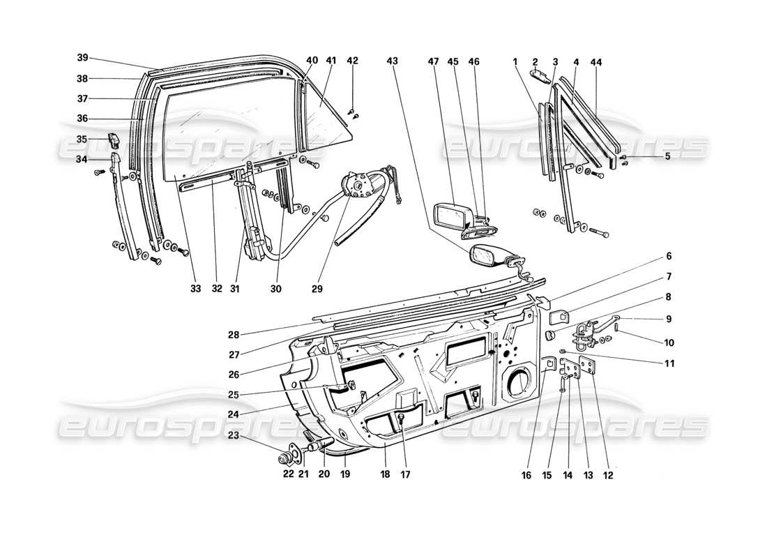 part diagram containing part number 62512500