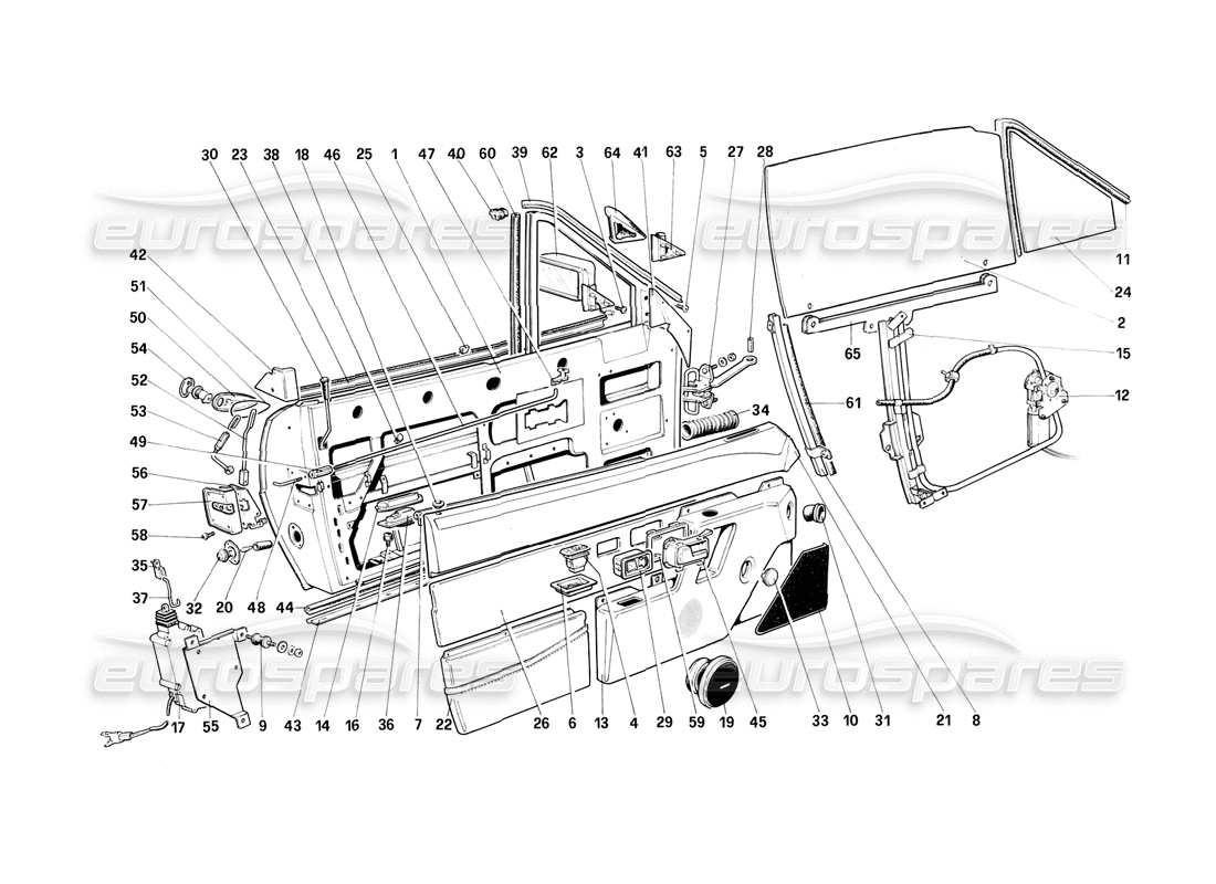 part diagram containing part number 61364300