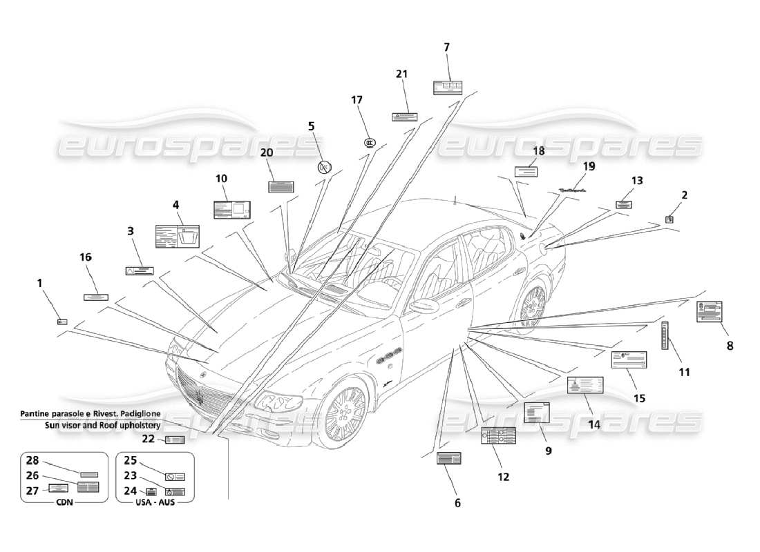 part diagram containing part number 12858780