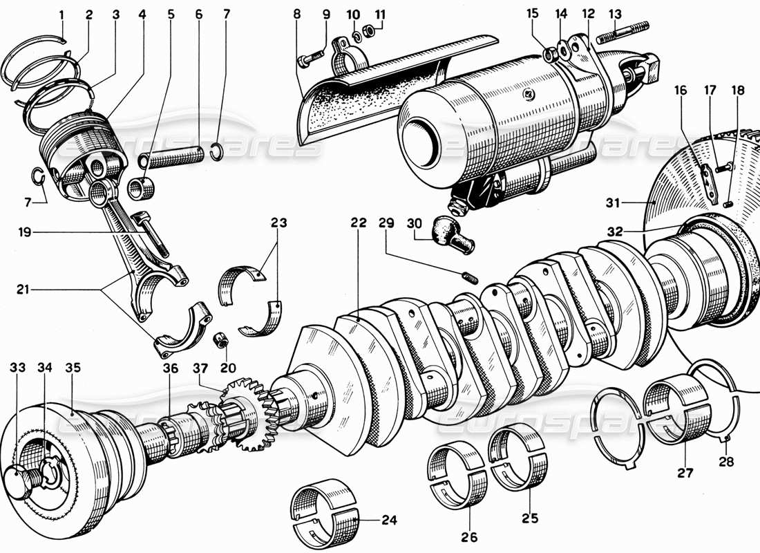 part diagram containing part number 92987