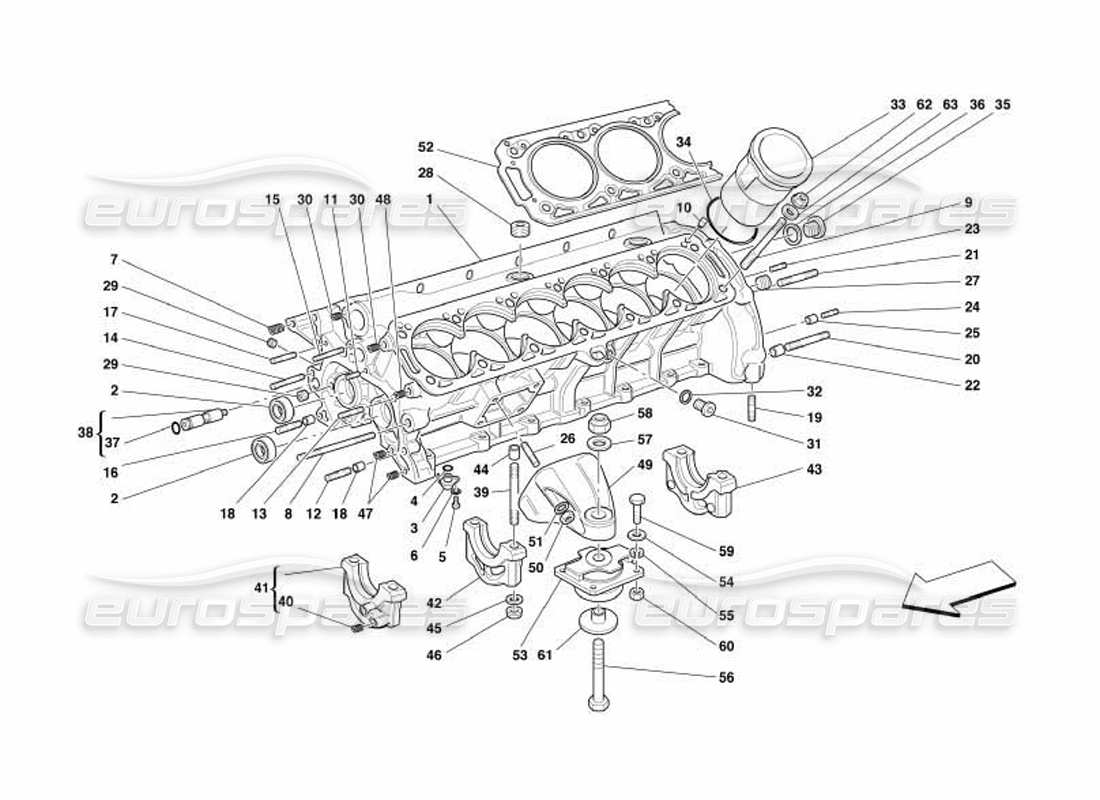 part diagram containing part number 174500