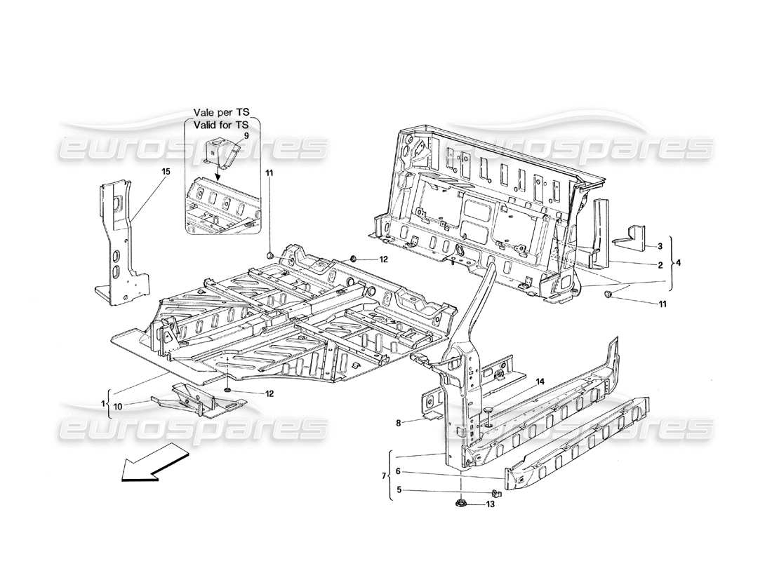 part diagram containing part number 63310800