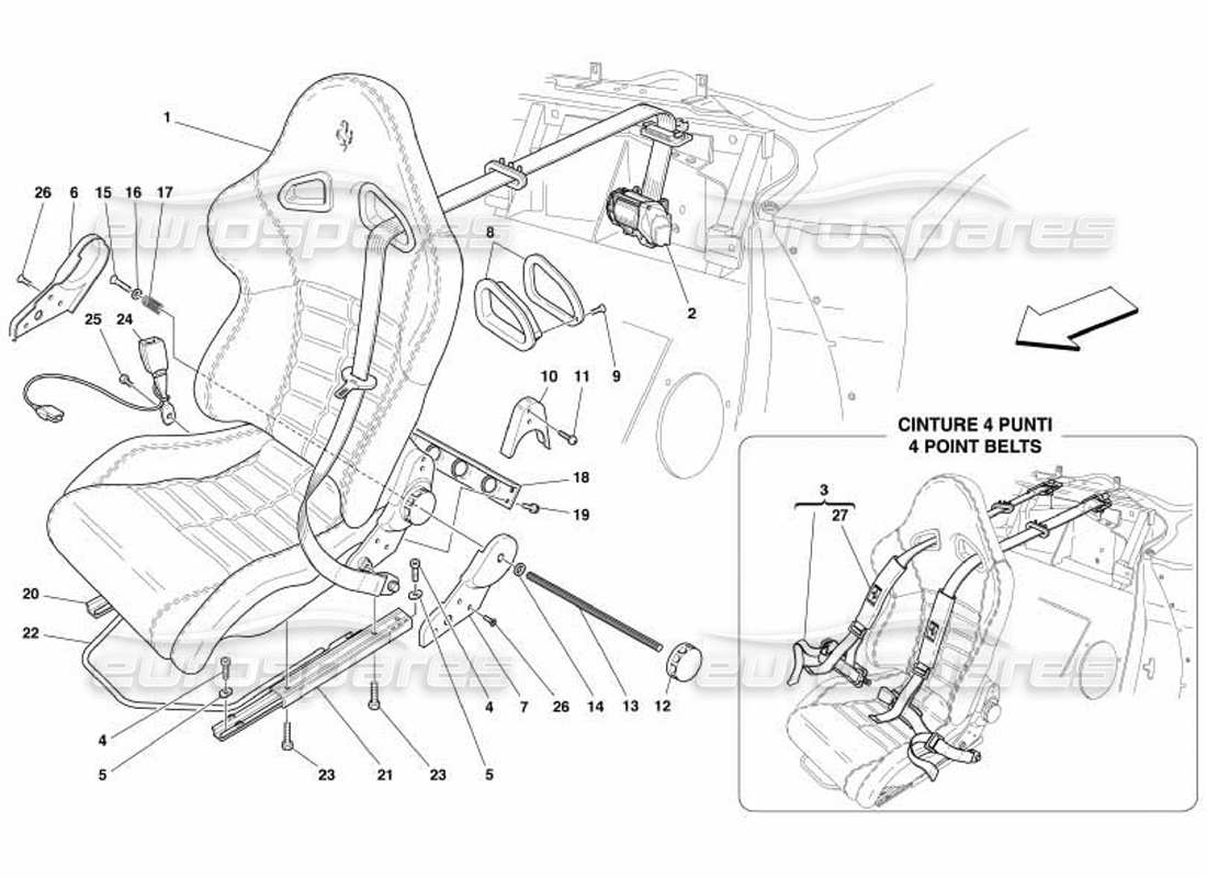 part diagram containing part number 67342800