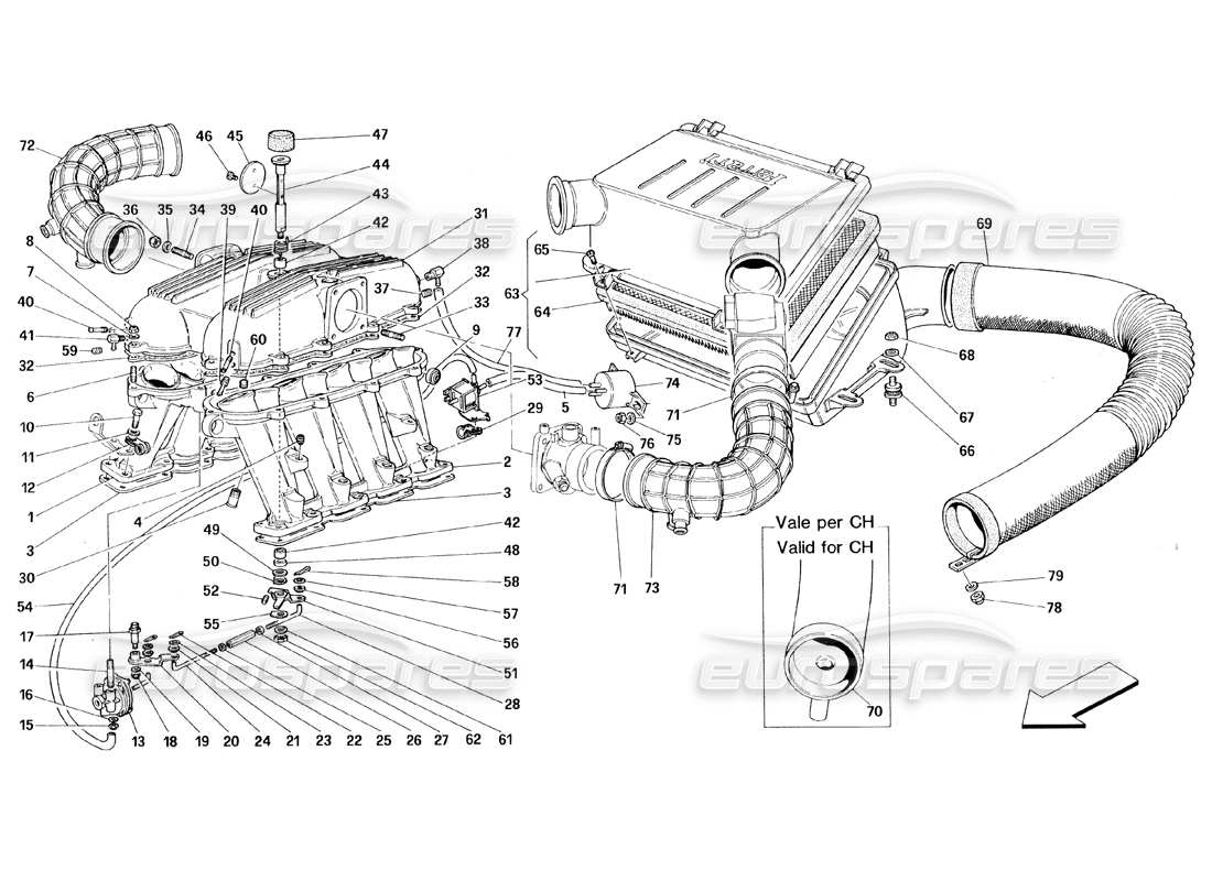 part diagram containing part number 136317