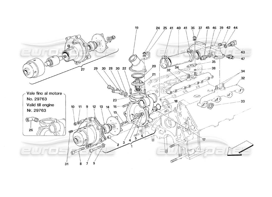 part diagram containing part number 132980