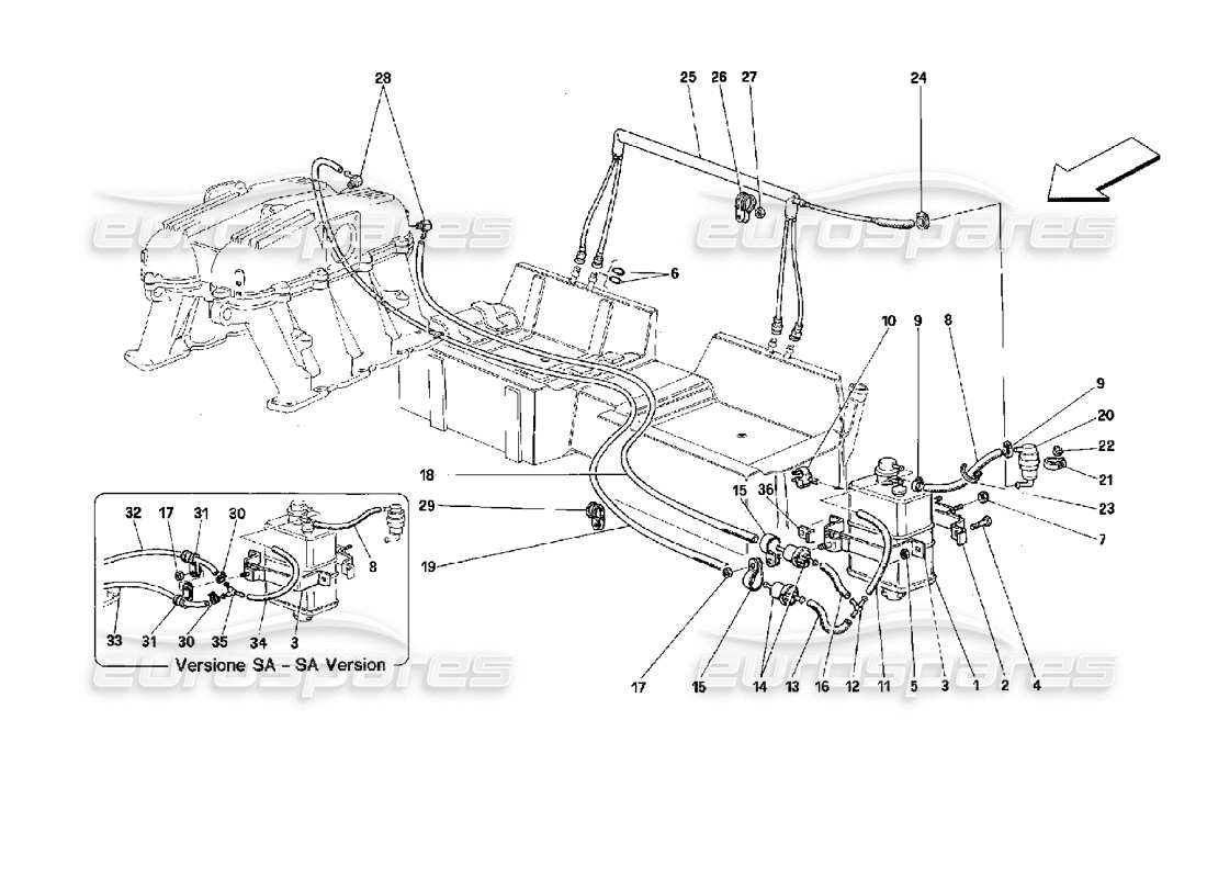 part diagram containing part number 142196