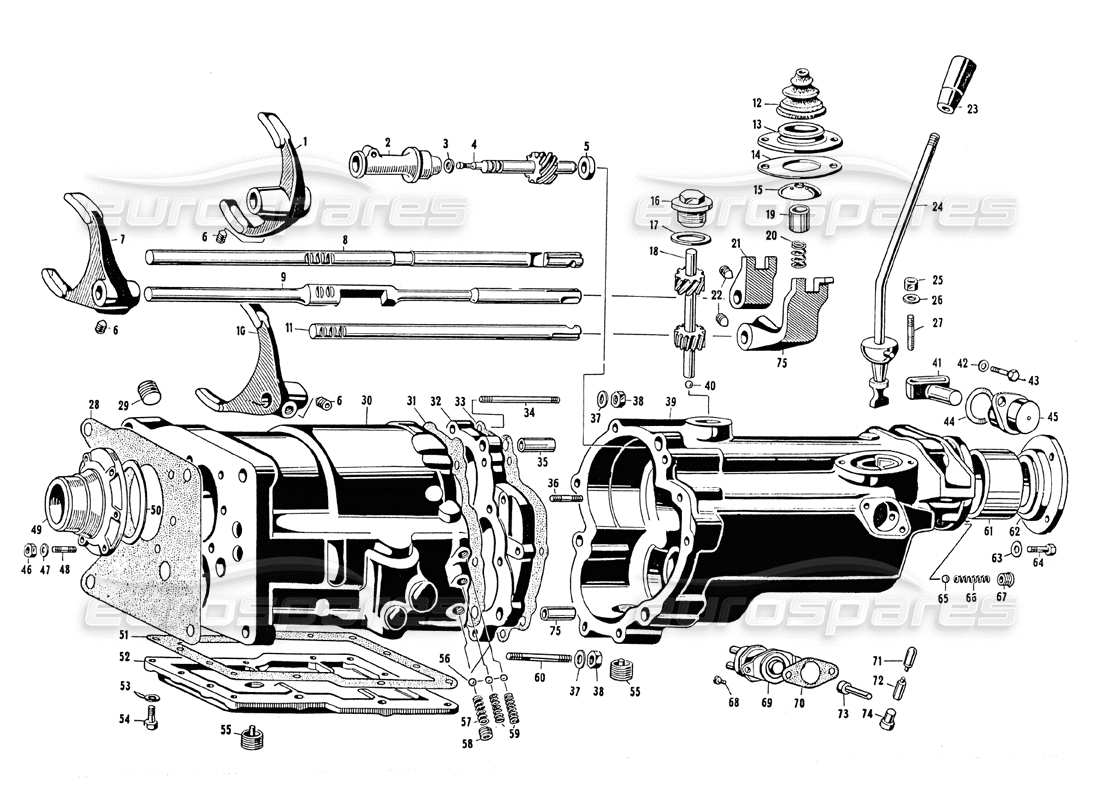 part diagram containing part number pn 43733