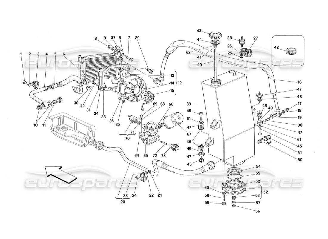 part diagram containing part number 138348