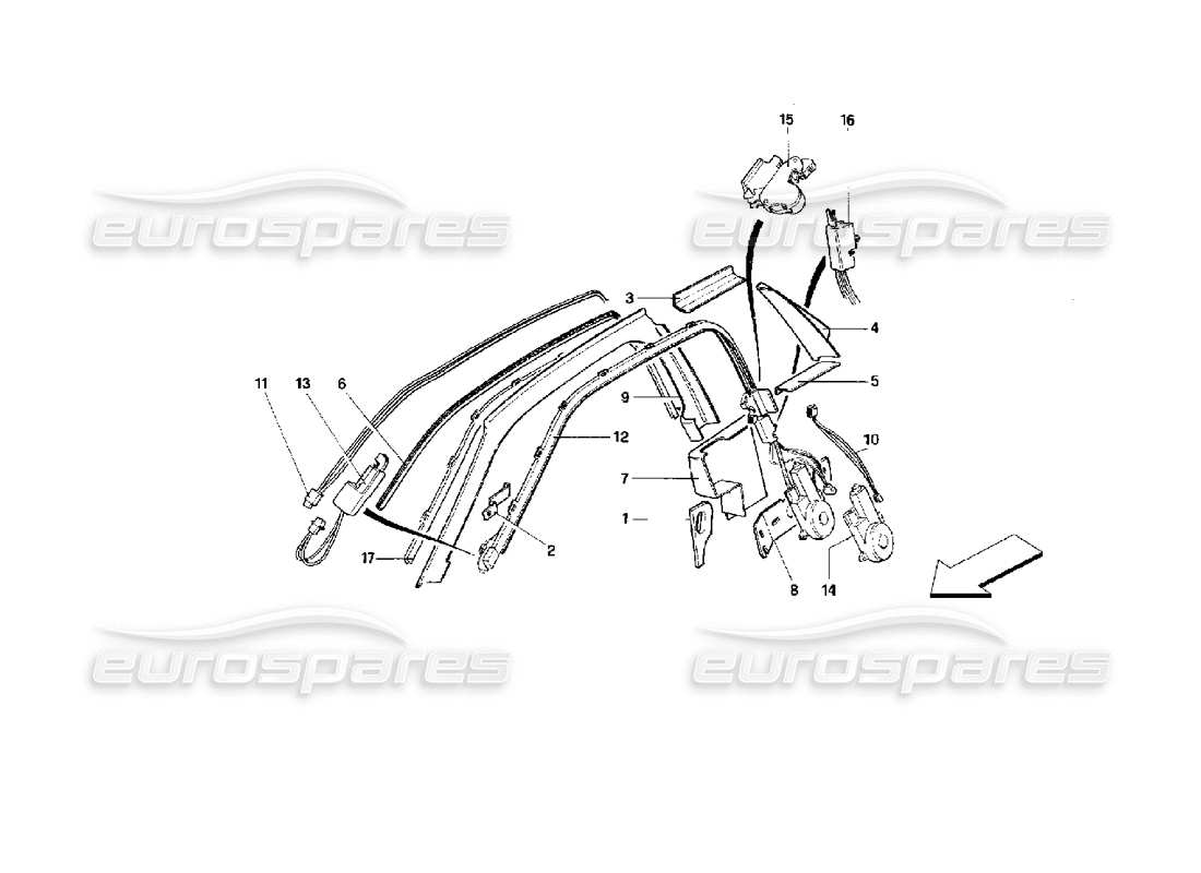 part diagram containing part number 61560900