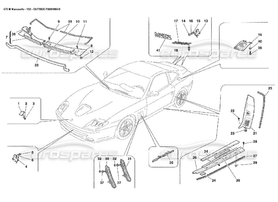 part diagram containing part number 65596800