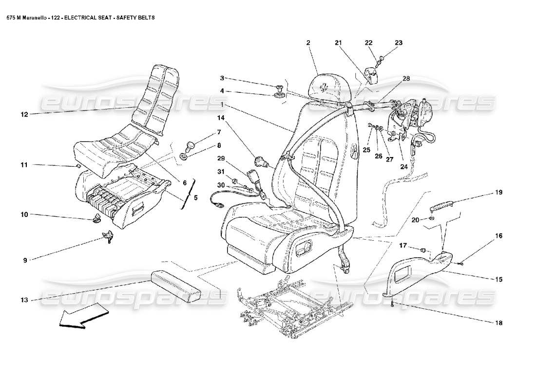 part diagram containing part number 66401400