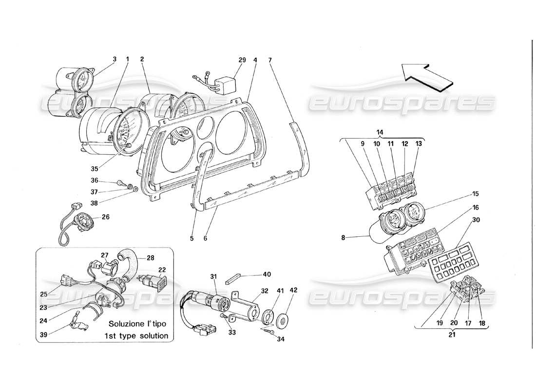 part diagram containing part number 61089500