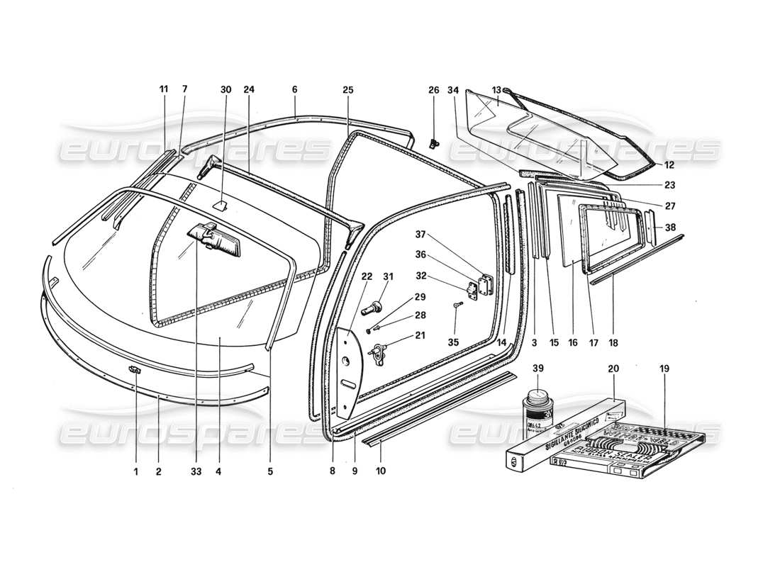 part diagram containing part number 60019908