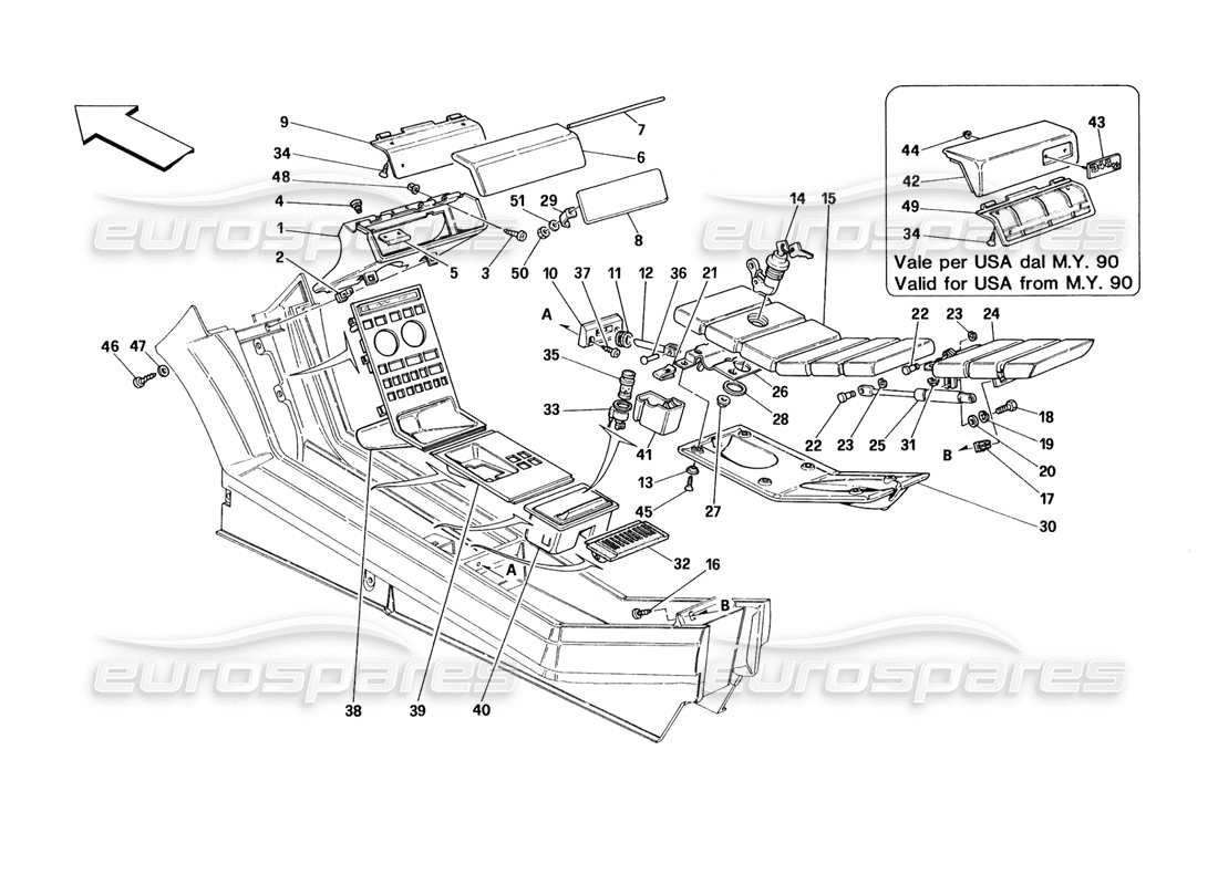 part diagram containing part number 62195400