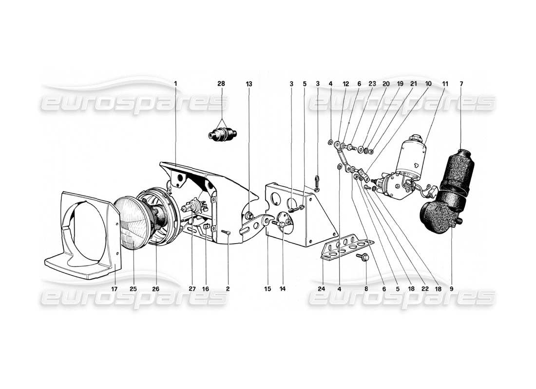 part diagram containing part number 61017300