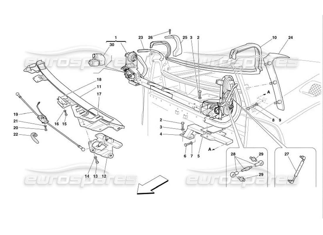 part diagram containing part number 68710500