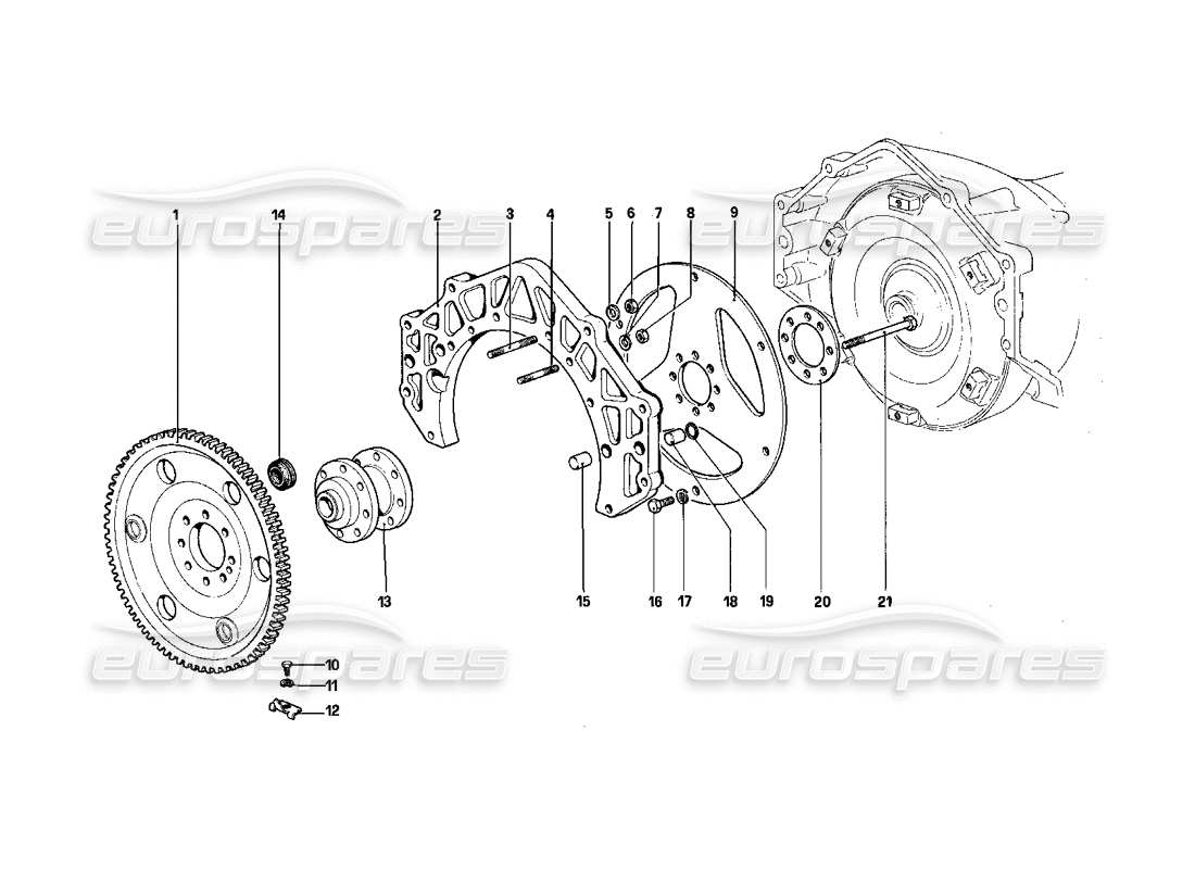 a part diagram from the ferrari 412 (mechanical) parts catalogue