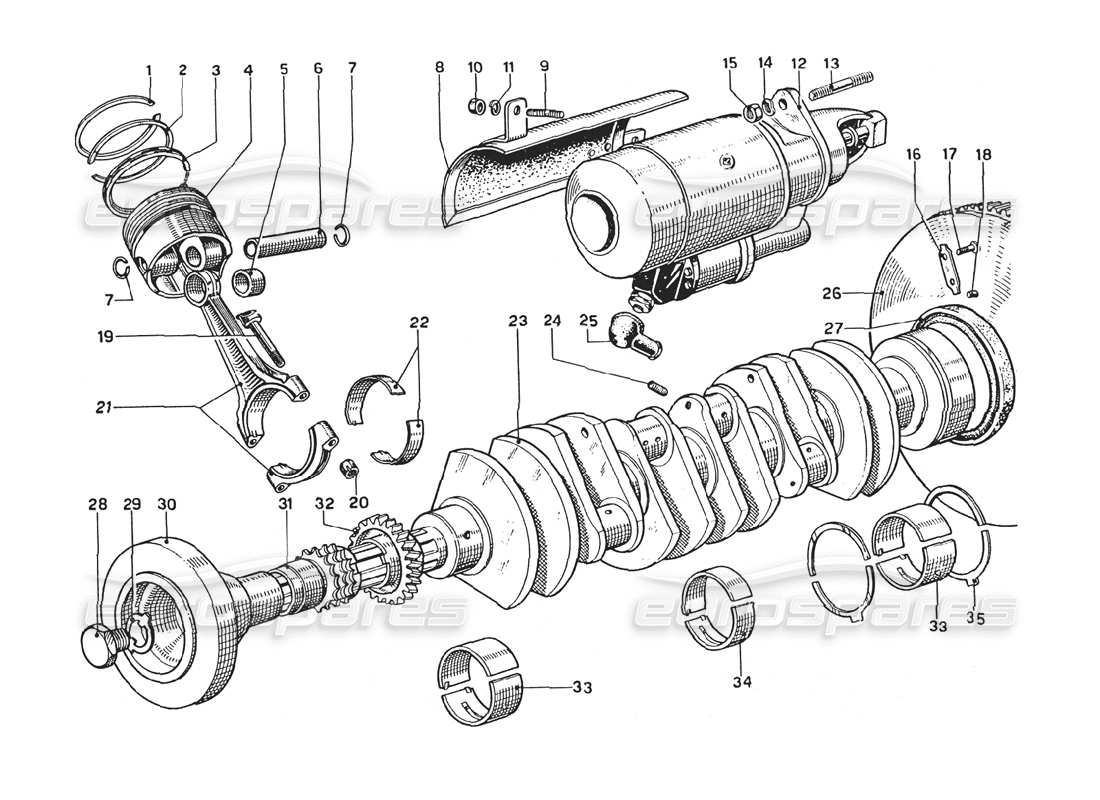 part diagram containing part number 13233