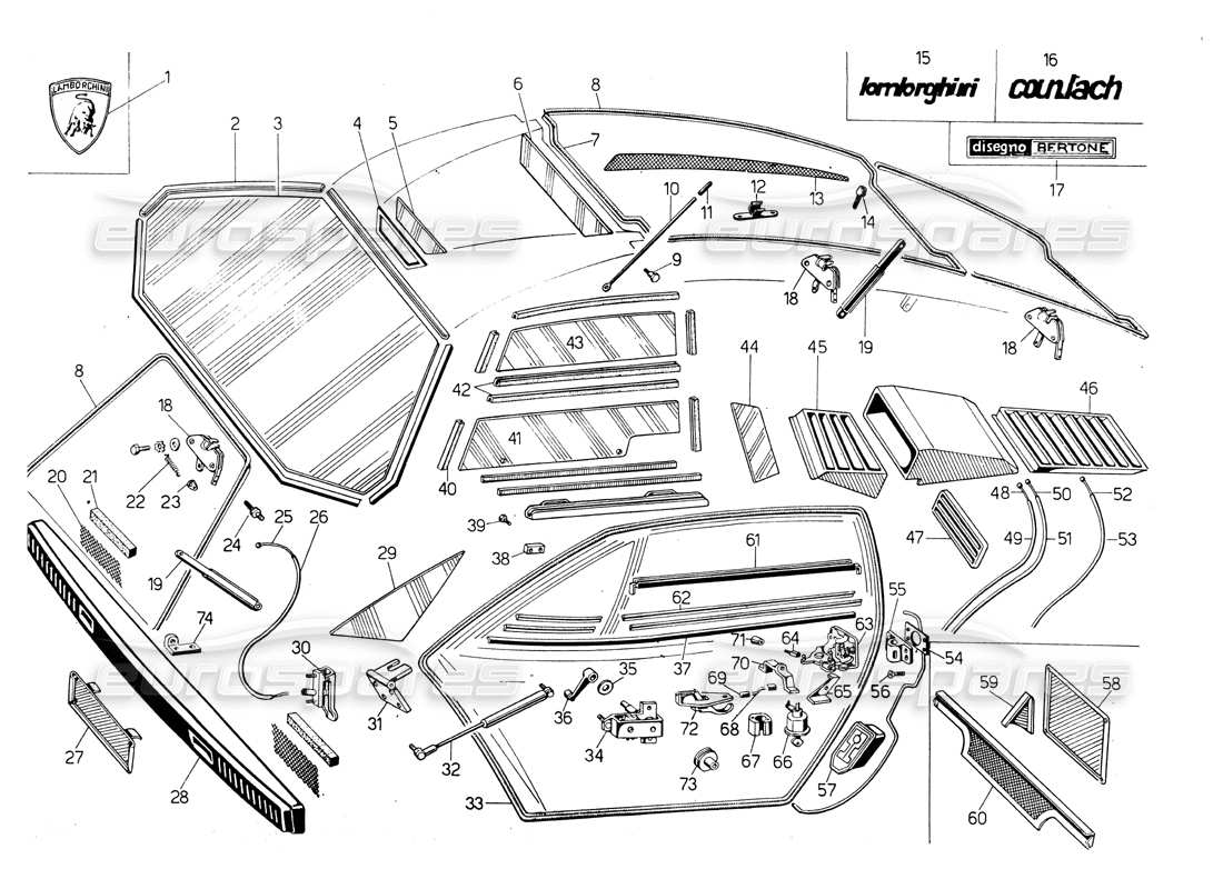 part diagram containing part number 007017007