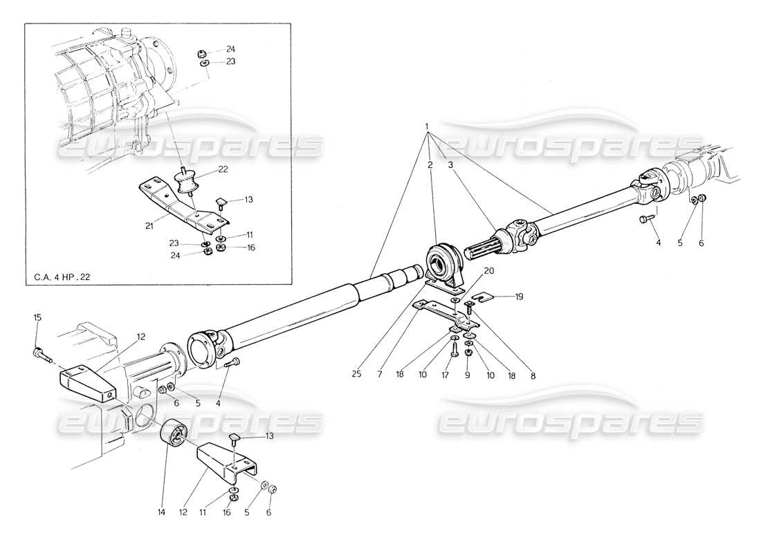 part diagram containing part number 128360100