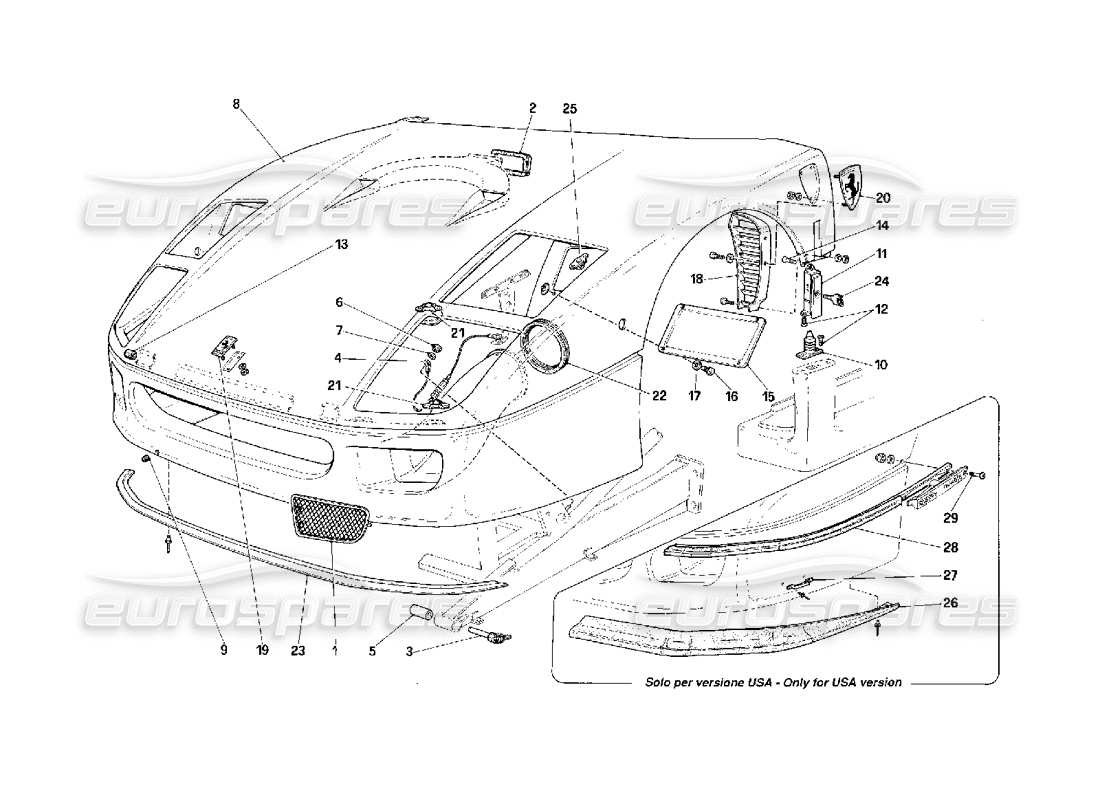part diagram containing part number 62464200