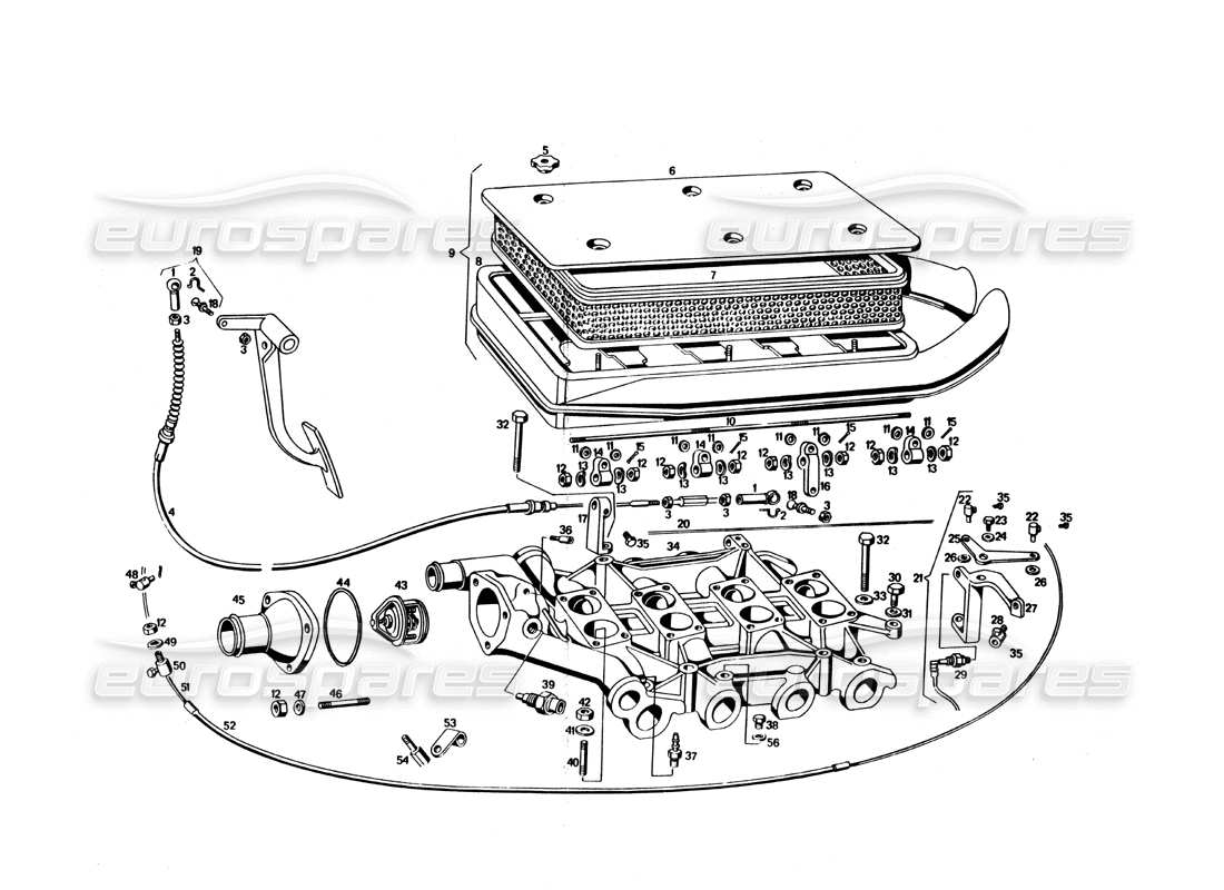 part diagram containing part number frn 44674