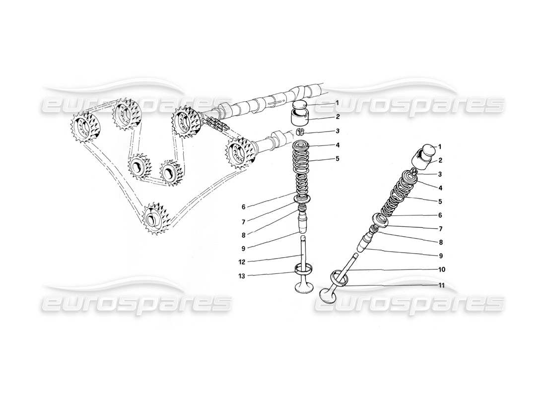 a part diagram from the ferrari 400 parts catalogue