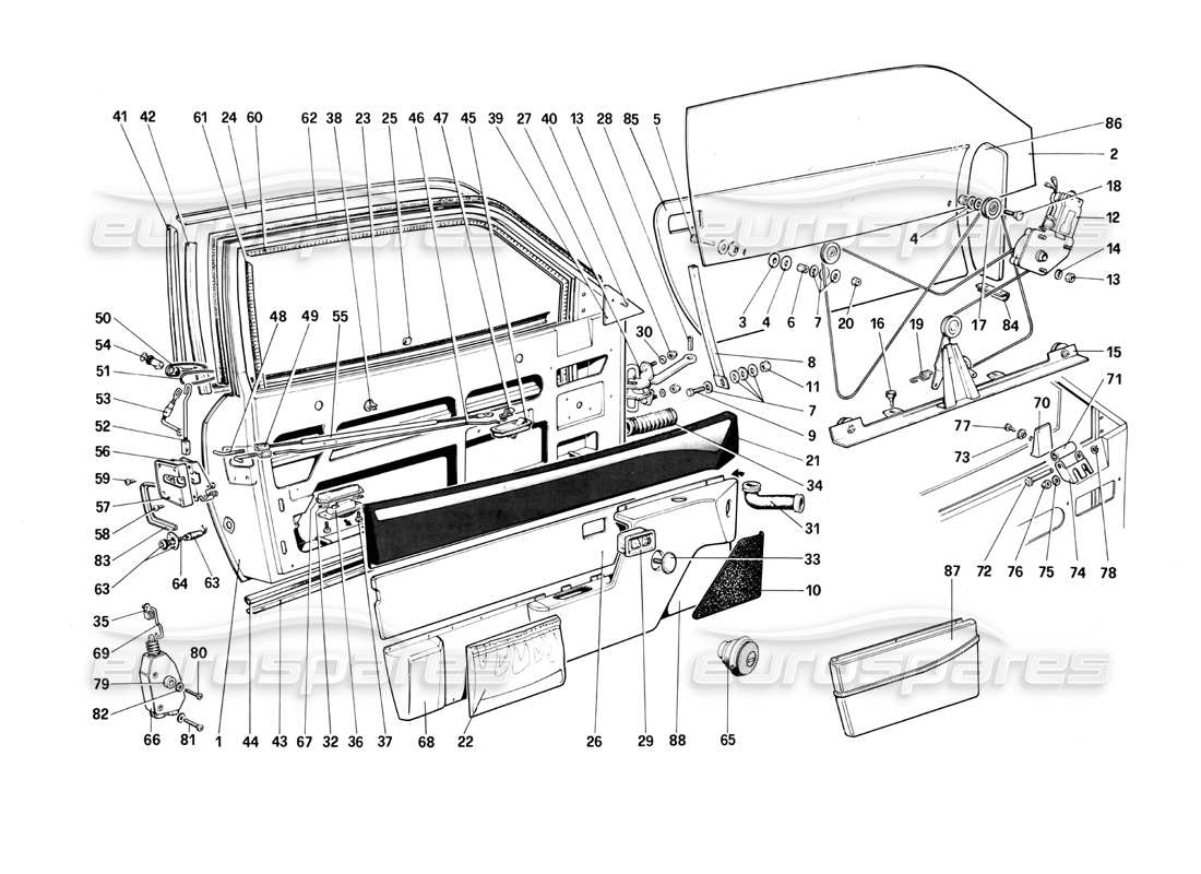 part diagram containing part number 60628400