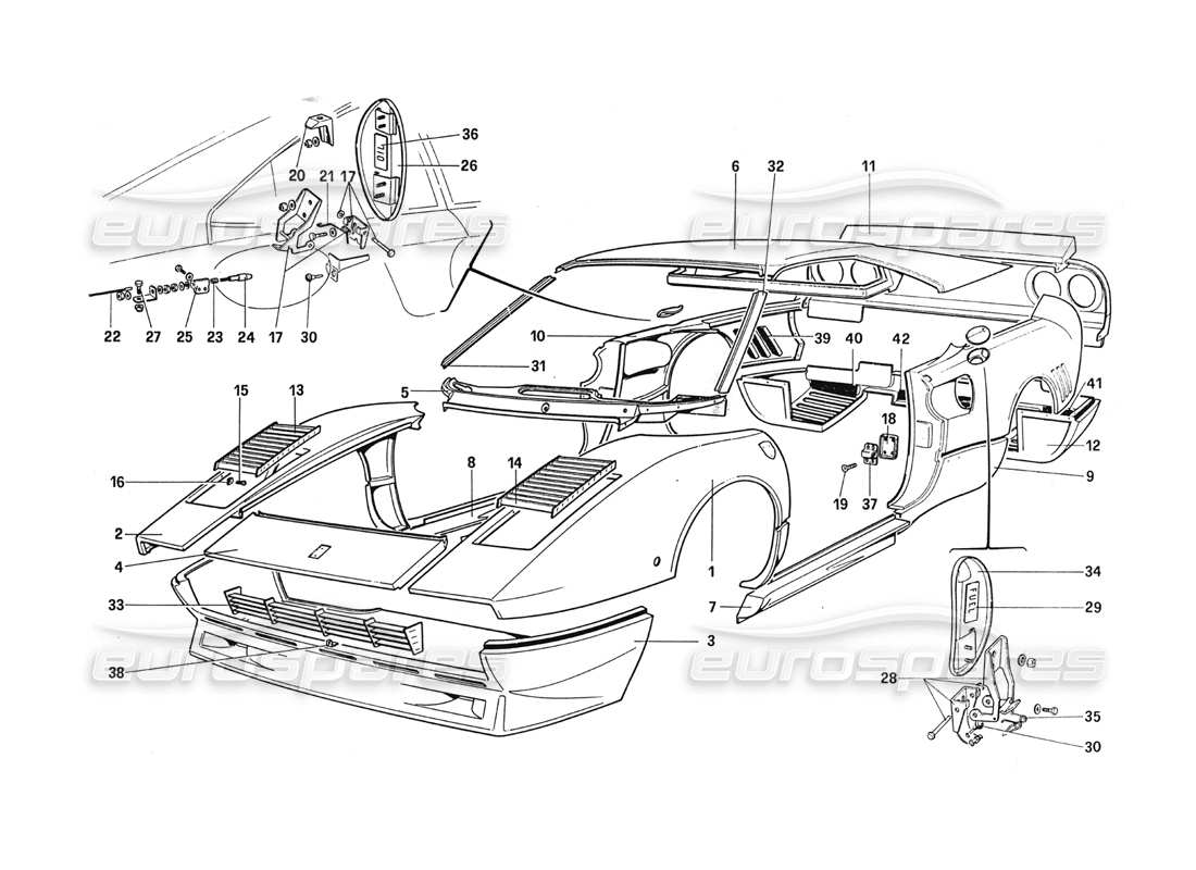 part diagram containing part number 61157800