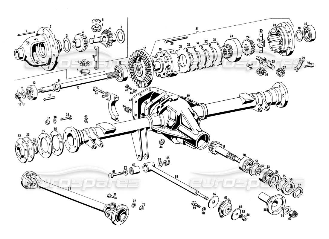 part diagram containing part number 101 10001 48261