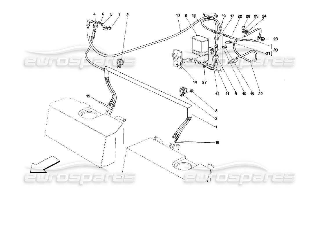 part diagram containing part number 105496