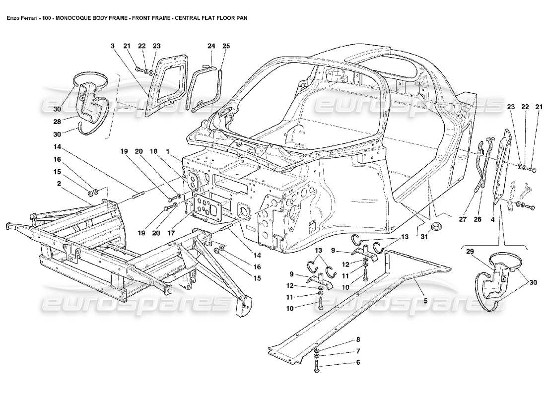 part diagram containing part number 191990