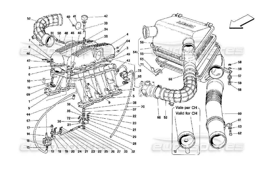 part diagram containing part number 136923
