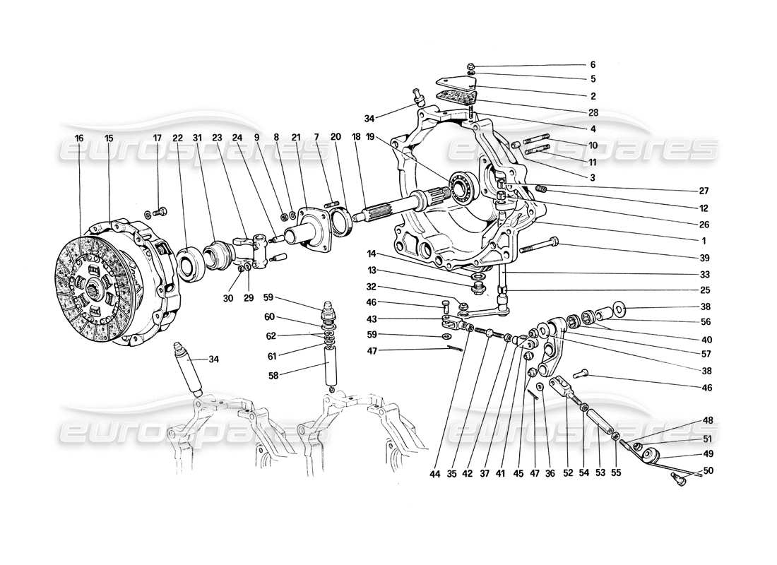 part diagram containing part number fclk001