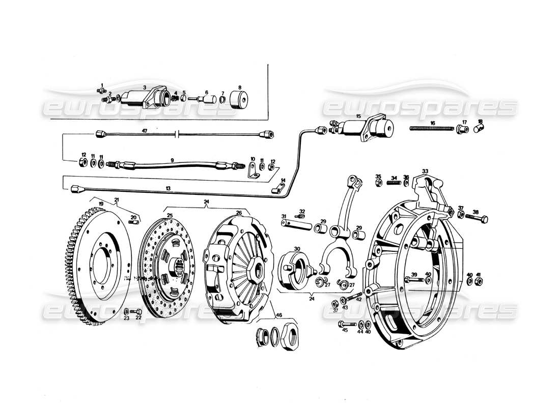 part diagram containing part number art 47043