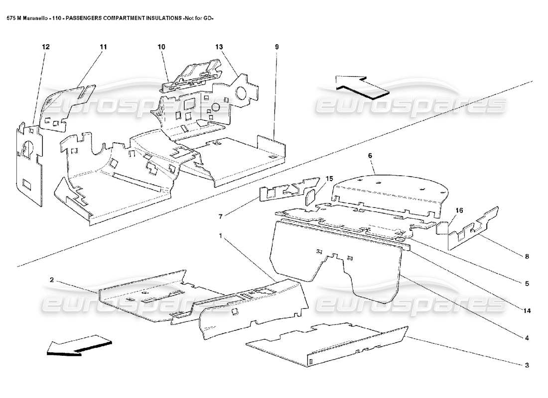 part diagram containing part number 65376500