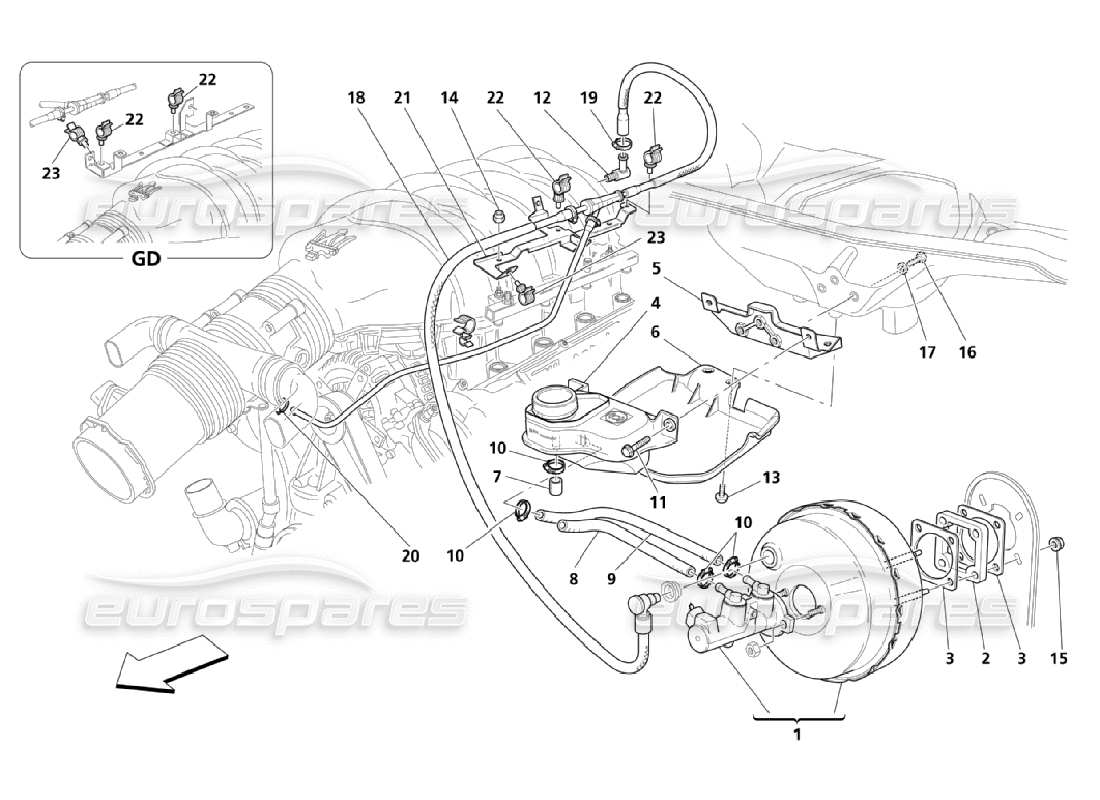 part diagram containing part number 199590