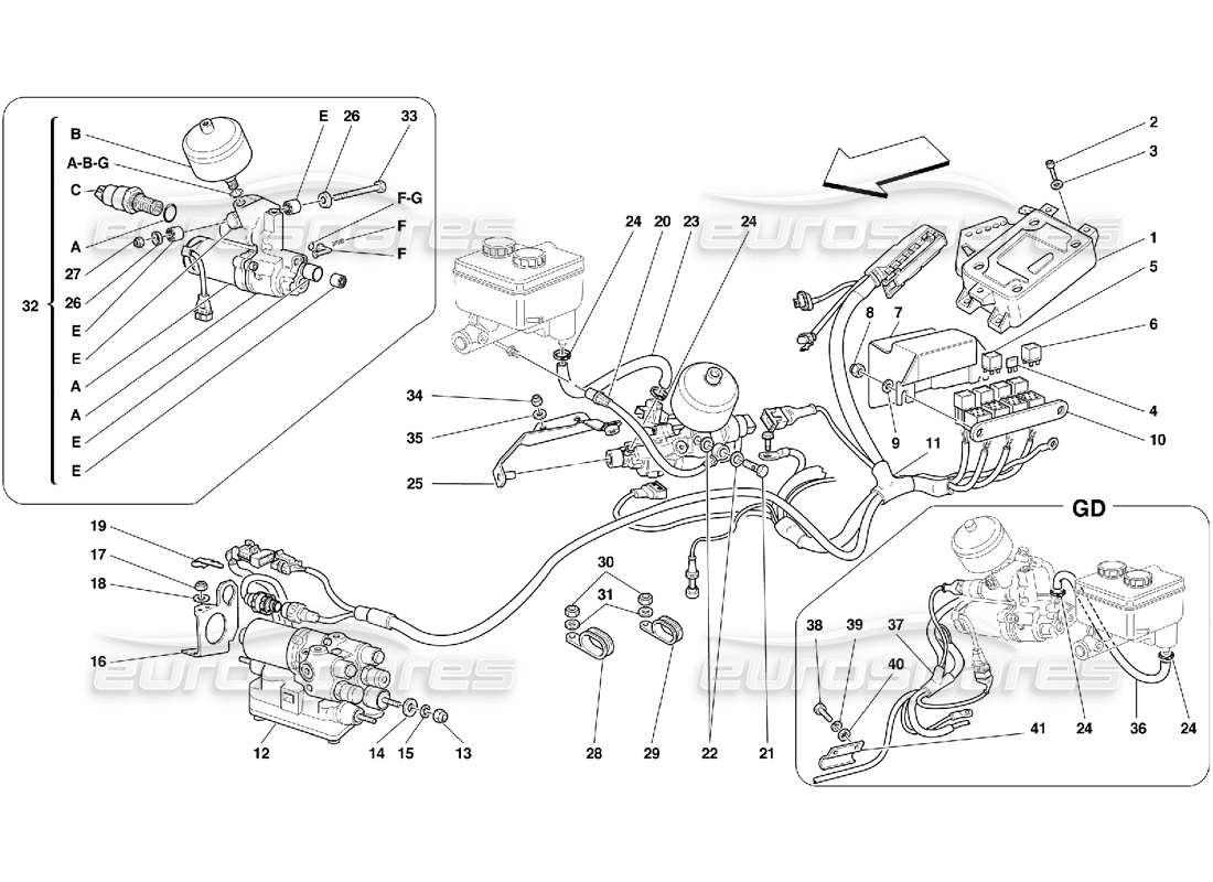 part diagram containing part number 157934