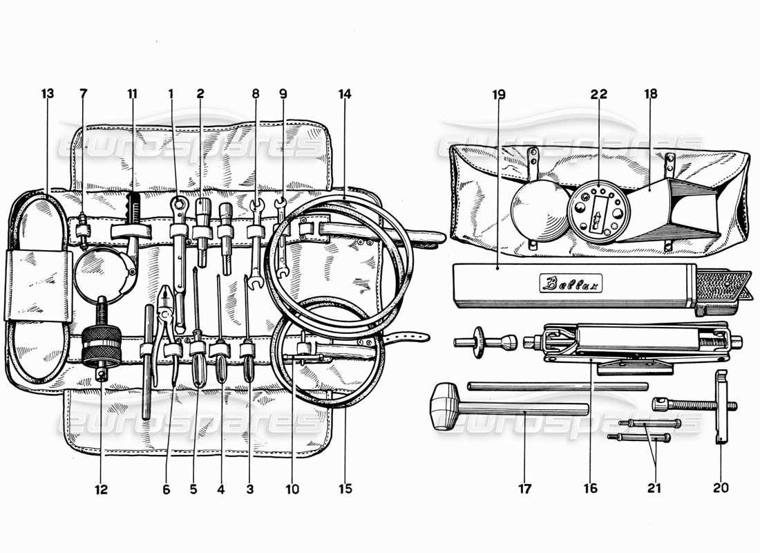 part diagram containing part number 15 amp.