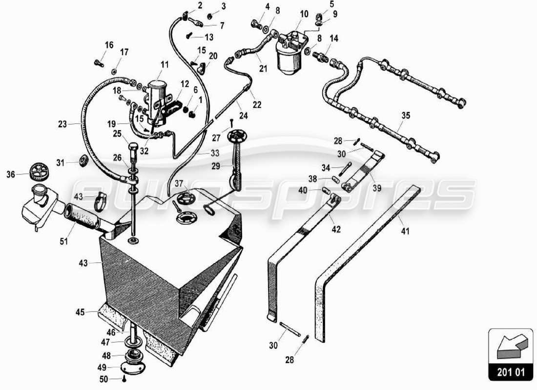 part diagram containing part number 003201702