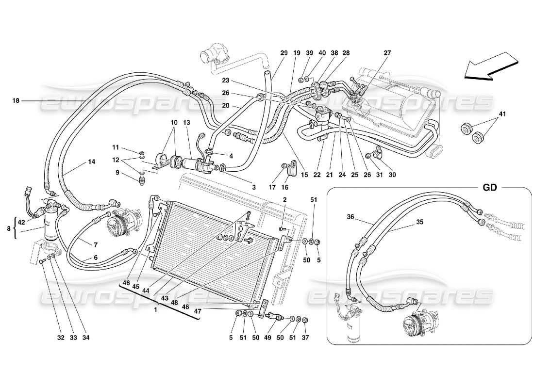 part diagram containing part number 65485900