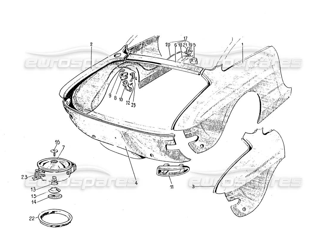 part diagram containing part number 242-20-598-00