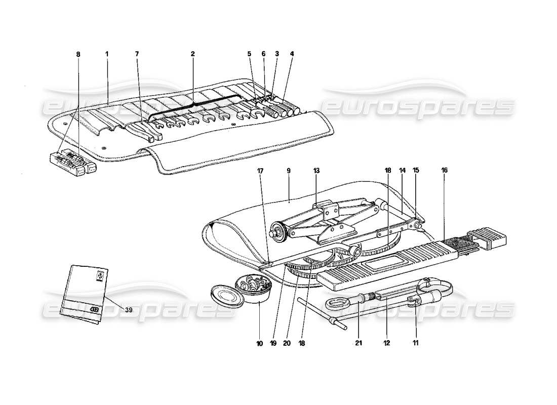 part diagram containing part number 95970097