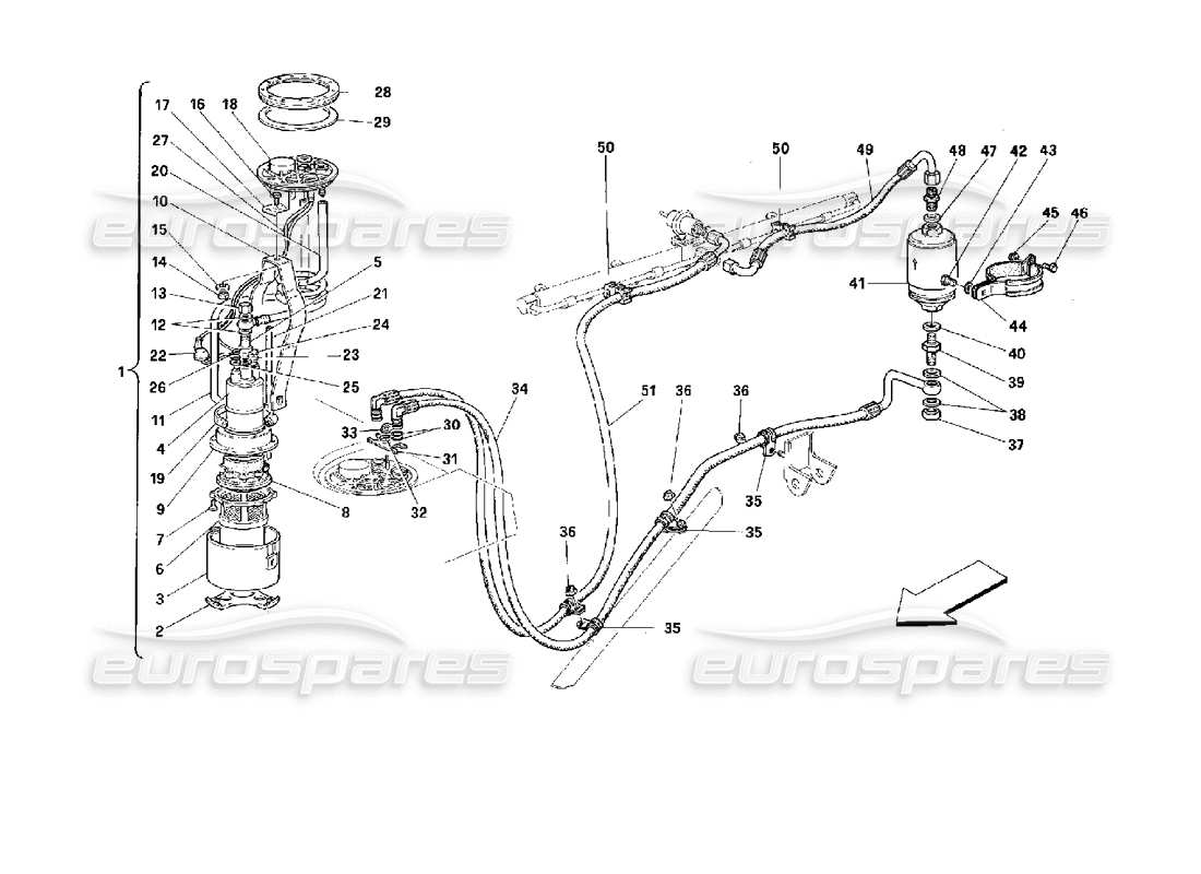 part diagram containing part number 148845