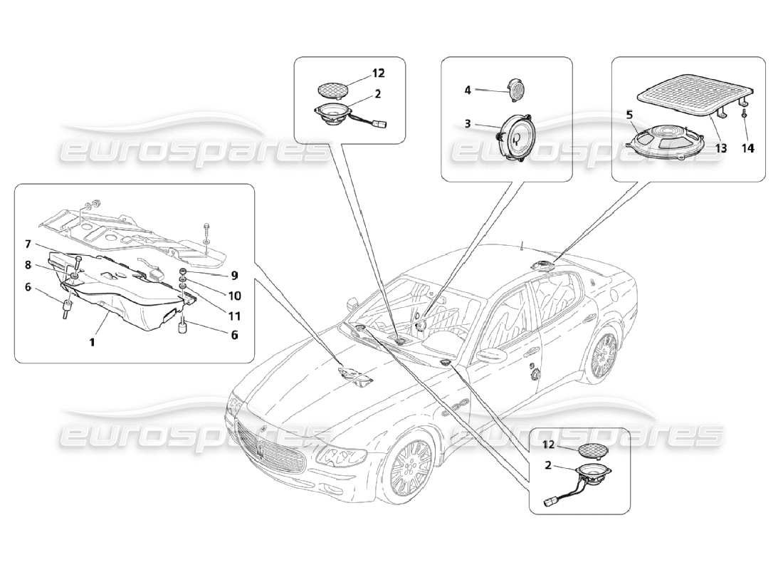 part diagram containing part number 66551500